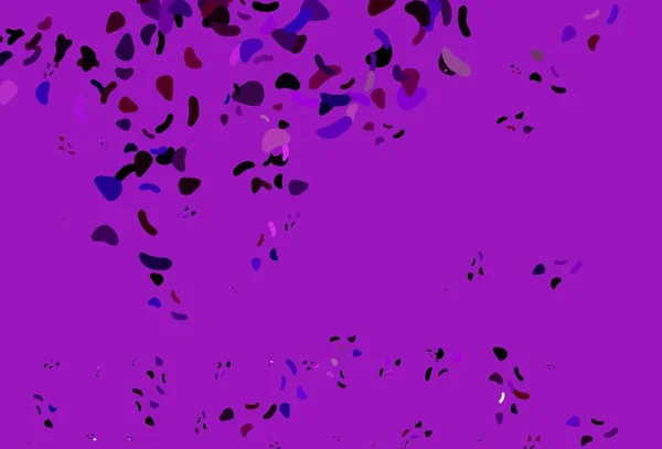 Luz Fondo Vectorial Púrpura Con Formas Abstractas Formas Caóticas Coloridas — Archivo Imágenes Vectoriales