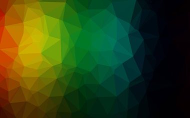 Çoklu renkli vektör üçgen mozaik dokusu