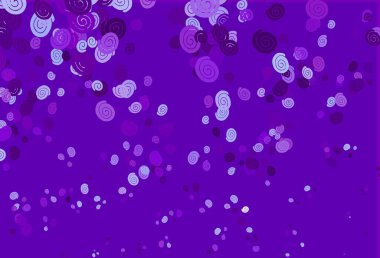 Eğri daireleri olan açık mor vektör arkaplan. Mermer biçiminde yaratıcı geometrik çizim ve gradyan. Reklamınız, broşürleriniz, broşürleriniz için yeni bir doku..