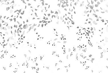 Açık gümüş, rastgele şekilli gri vektör dokusu. Modern tarzda değişen renkli kaotik formlar. Bir cep telefonu için arka plan.