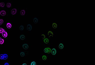 Koyu Çokrenkli, benekli Gökkuşağı vektör örtüsü.