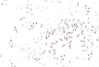 Soyut biçimlerde açık kırmızı vektör arkaplanı. Modern tarzda değişen renkli kaotik formlar. Kartvizitiniz için modern tasarım.