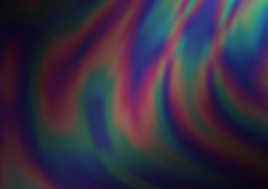 Bükülmüş kurdeleli vektör şablonu. Bulanık çizgilerden oluşan parlak çizimler. Reklamınız, broşürleriniz, broşürleriniz için yeni bir doku.