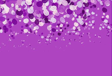 Sıvı şekilli hafif Mor vektör şablonu. Eğilimli zarif, parlak bir çizim. Marka kitabı için zarif desen.