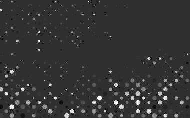 Açık Gümüş, daireli gri vektör şablonu.