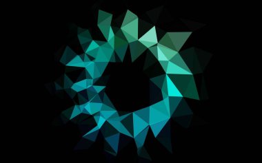 Çoklu renkli vektör üçgen mozaik dokusu