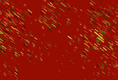 Açık Yeşil, düz çizgileri olan kırmızı vektör arkaplanı. 