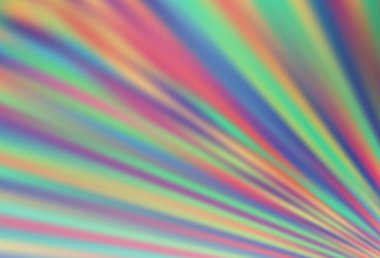 Bükülmüş kurdeleli vektör şablonu. Bulanık çizgilerden oluşan parlak çizimler. Reklamınız, broşürleriniz, broşürleriniz için yeni bir doku.