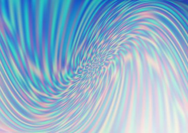 Bükülmüş kurdeleli vektör şablonu. Bulanık çizgilerden oluşan parlak çizimler. Reklamınız, broşürleriniz, broşürleriniz için yeni bir doku.