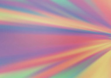 Bükülmüş kurdeleli vektör şablonu. Bulanık çizgilerden oluşan parlak çizimler. Reklamınız, broşürleriniz, broşürleriniz için yeni bir doku.