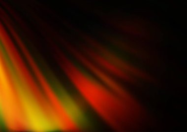 Bükülmüş kurdeleli vektör şablonu. Bulanık çizgilerden oluşan parlak çizimler. Reklamınız, broşürleriniz, broşürleriniz için yeni bir doku.