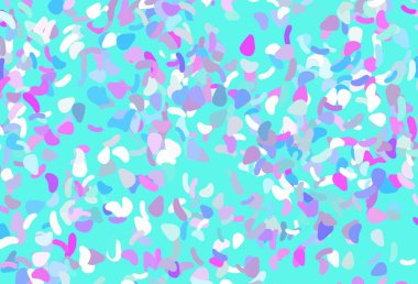 Soyut biçimlere sahip açık çokrenkli, gökkuşağı vektör arkaplanı. 