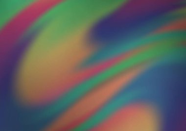 Bükülmüş kurdeleli vektör şablonu. Bulanık çizgilerden oluşan parlak çizimler. Reklamınız, broşürleriniz, broşürleriniz için yeni bir doku.