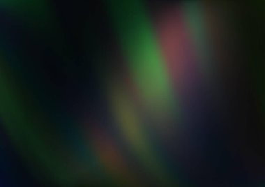 Koyu yeşil, sarı vektör bokeh şablonu.