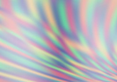 Bükülmüş kurdeleli vektör şablonu. Bulanık çizgilerden oluşan parlak çizimler. Reklamınız, broşürleriniz, broşürleriniz için yeni bir doku.