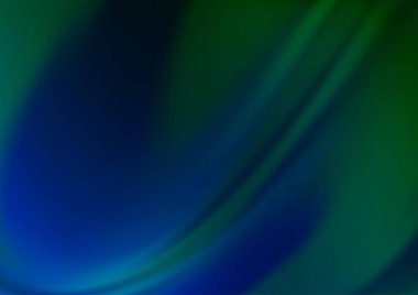 Bükülmüş kurdeleli vektör şablonu. Bulanık çizgilerden oluşan parlak çizimler. Reklamınız, broşürleriniz, broşürleriniz için yeni bir doku.