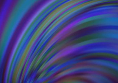 Bükülmüş kurdeleli vektör şablonu. Bulanık çizgilerden oluşan parlak çizimler. Reklamınız, broşürleriniz, broşürleriniz için yeni bir doku.