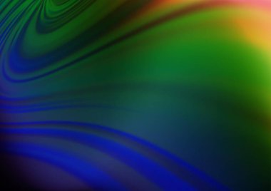 Bükülmüş kurdeleli vektör şablonu. Bulanık çizgilerden oluşan parlak çizimler. Reklamınız, broşürleriniz, broşürleriniz için yeni bir doku.