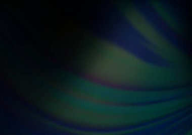 Bükülmüş kurdeleli vektör şablonu. Bulanık çizgilerden oluşan parlak çizimler. Reklamınız, broşürleriniz, broşürleriniz için yeni bir doku.