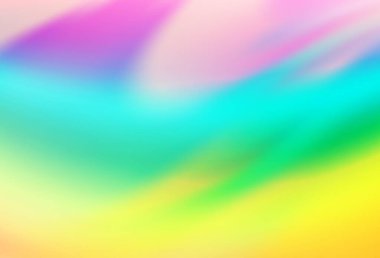 Bükülmüş kurdeleli vektör şablonu. Bulanık çizgilerden oluşan parlak çizimler. Reklamınız, broşürleriniz, broşürleriniz için yeni bir doku.