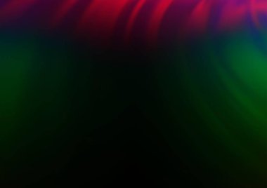 Bükülmüş kurdeleli vektör şablonu. Bulanık çizgilerden oluşan parlak çizimler. Reklamınız, broşürleriniz, broşürleriniz için yeni bir doku.