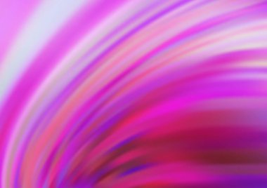 Bükülmüş kurdeleli vektör şablonu. Bulanık çizgilerden oluşan parlak çizimler. Reklamınız, broşürleriniz, broşürleriniz için yeni bir doku.