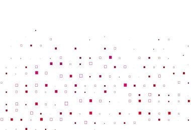 Açık pembe vektör düzeni dikdörtgenler, kareler. Soyut stil ve dikdörtgenlerle dekoratif tasarım. Terfi için modern şablon.