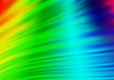 Bükülmüş kurdeleli vektör şablonu. Bulanık çizgilerden oluşan parlak çizimler. Reklamınız, broşürleriniz, broşürleriniz için yeni bir doku.