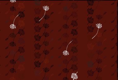 Açık kırmızı el boyalı desen. Rengarenk yapraklı doğal bir desen. Tasarımınız için yeni bir doku.