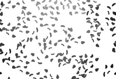 Açık gümüş, kaotik şekilli gri vektör deseni. Soyut tarzda rengarenk gradyan şekilleri olan bir resim. Duvar kağıtları için zarif tasarım.