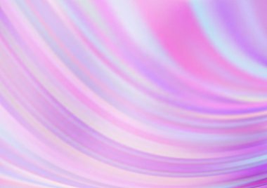 Bükülmüş kurdeleli vektör şablonu. Bulanık çizgilerden oluşan parlak çizimler. Reklamınız, broşürleriniz, broşürleriniz için yeni bir doku.