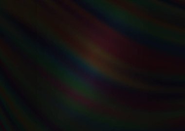 Bükülmüş kurdeleli vektör şablonu. Bulanık çizgilerden oluşan parlak çizimler. Reklamınız, broşürleriniz, broşürleriniz için yeni bir doku.