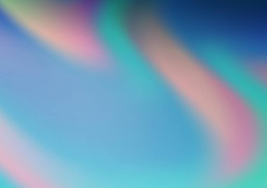 Bükülmüş kurdeleli vektör şablonu. Bulanık çizgilerden oluşan parlak çizimler. Reklamınız, broşürleriniz, broşürleriniz için yeni bir doku.