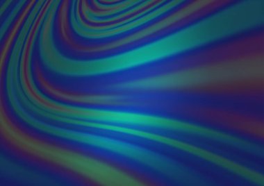 Bükülmüş kurdeleli vektör şablonu. Bulanık çizgilerden oluşan parlak çizimler. Reklamınız, broşürleriniz, broşürleriniz için yeni bir doku.