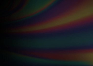 Bükülmüş kurdeleli vektör şablonu. Bulanık çizgilerden oluşan parlak çizimler. Reklamınız, broşürleriniz, broşürleriniz için yeni bir doku.