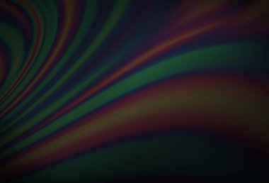 Bükülmüş kurdeleli vektör şablonu. Bulanık çizgilerden oluşan parlak çizimler. Reklamınız, broşürleriniz, broşürleriniz için yeni bir doku.