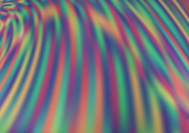 Bükülmüş kurdeleli vektör şablonu. Bulanık çizgilerden oluşan parlak çizimler. Reklamınız, broşürleriniz, broşürleriniz için yeni bir doku.