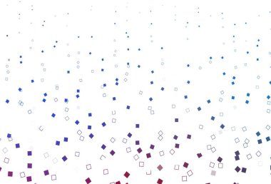 Açık mavi, dikdörtgen biçiminde kırmızı vektör dokusu. Dikdörtgen şekilli soyut çizimler. Cep telefonları için arka plan.