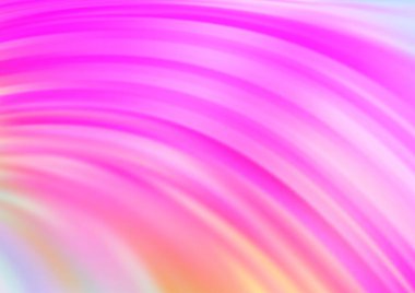 Bükülmüş kurdeleli vektör şablonu. Bulanık çizgilerden oluşan parlak çizimler. Reklamınız, broşürleriniz, broşürleriniz için yeni bir doku.