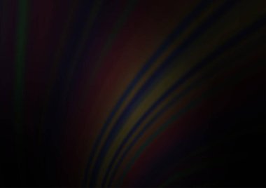 Bükülmüş kurdeleli vektör şablonu. Bulanık çizgilerden oluşan parlak çizimler. Reklamınız, broşürleriniz, broşürleriniz için yeni bir doku.