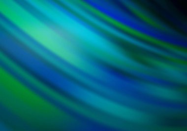 Bükülmüş kurdeleli vektör şablonu. Bulanık çizgilerden oluşan parlak çizimler. Reklamınız, broşürleriniz, broşürleriniz için yeni bir doku.