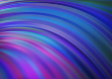 Bükülmüş kurdeleli vektör şablonu. Bulanık çizgilerden oluşan parlak çizimler. Reklamınız, broşürleriniz, broşürleriniz için yeni bir doku.