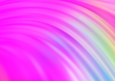 Bükülmüş kurdeleli vektör şablonu. Bulanık çizgilerden oluşan parlak çizimler. Reklamınız, broşürleriniz, broşürleriniz için yeni bir doku.