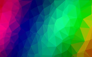 Çoklu renkli vektör üçgen mozaik dokusu