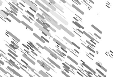 Açık gümüş, renkli çizgileri olan gri vektör dokusu. Sopalı modern geometrik soyut çizim. Reklamınız, posteriniz, afişiniz için en iyi tasarım.