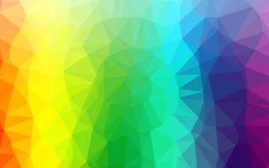 Çoklu renkli vektör üçgen mozaik dokusu