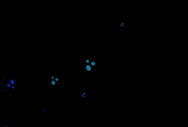 Kabarcık şekilli koyu mavi vektör şablonu. Değişken çizgileri olan renkli soyut çizimler. Reklamınız, broşürleriniz, broşürleriniz için yeni bir doku..