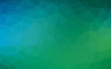 Açık Mavi, Yeşil vektör düşük polimerli doku.