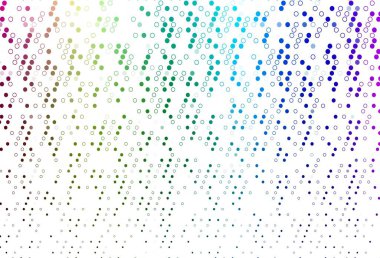 Açık Çokrenkli, benekli Gökkuşağı vektör örtüsü. 