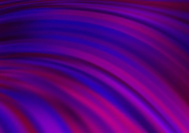 Bükülmüş kurdeleli vektör şablonu. Bulanık çizgilerden oluşan parlak çizimler. Reklamınız, broşürleriniz, broşürleriniz için yeni bir doku.